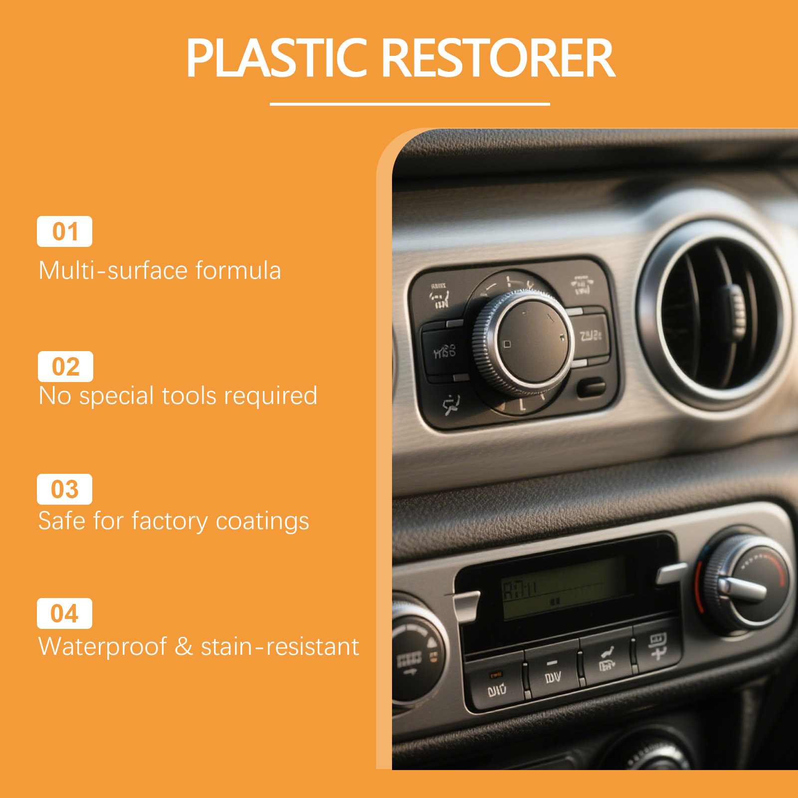 Automotive Plastic Restorer Pa - Trim Restorer Plastic 评论和价格
